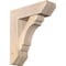 Ekena Millwork Olympic Slat Smooth Bracket w/ Offset Brace, Douglas Fir, 7 1/2"W x 24"D x 28"H BKT0806X24X28OLY06SDF - alternate 1